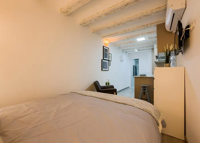 Acogedor Y Centrico Estudio 1 アパート バルセロナ